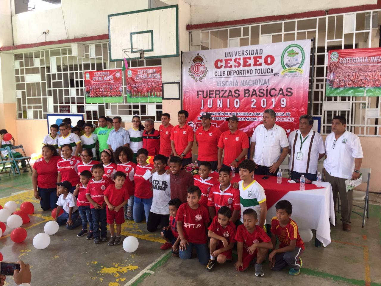La familia CESEEO le da la bienvenida a Visores  de Fuerzas Básicas del Deportivo Toluca
