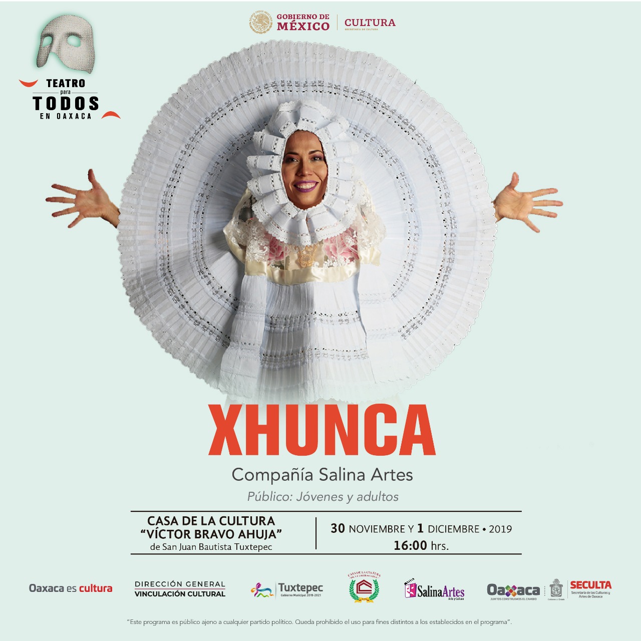 Del Istmo a la Cuenca del Papaloapan llega Xhunca: Seculta