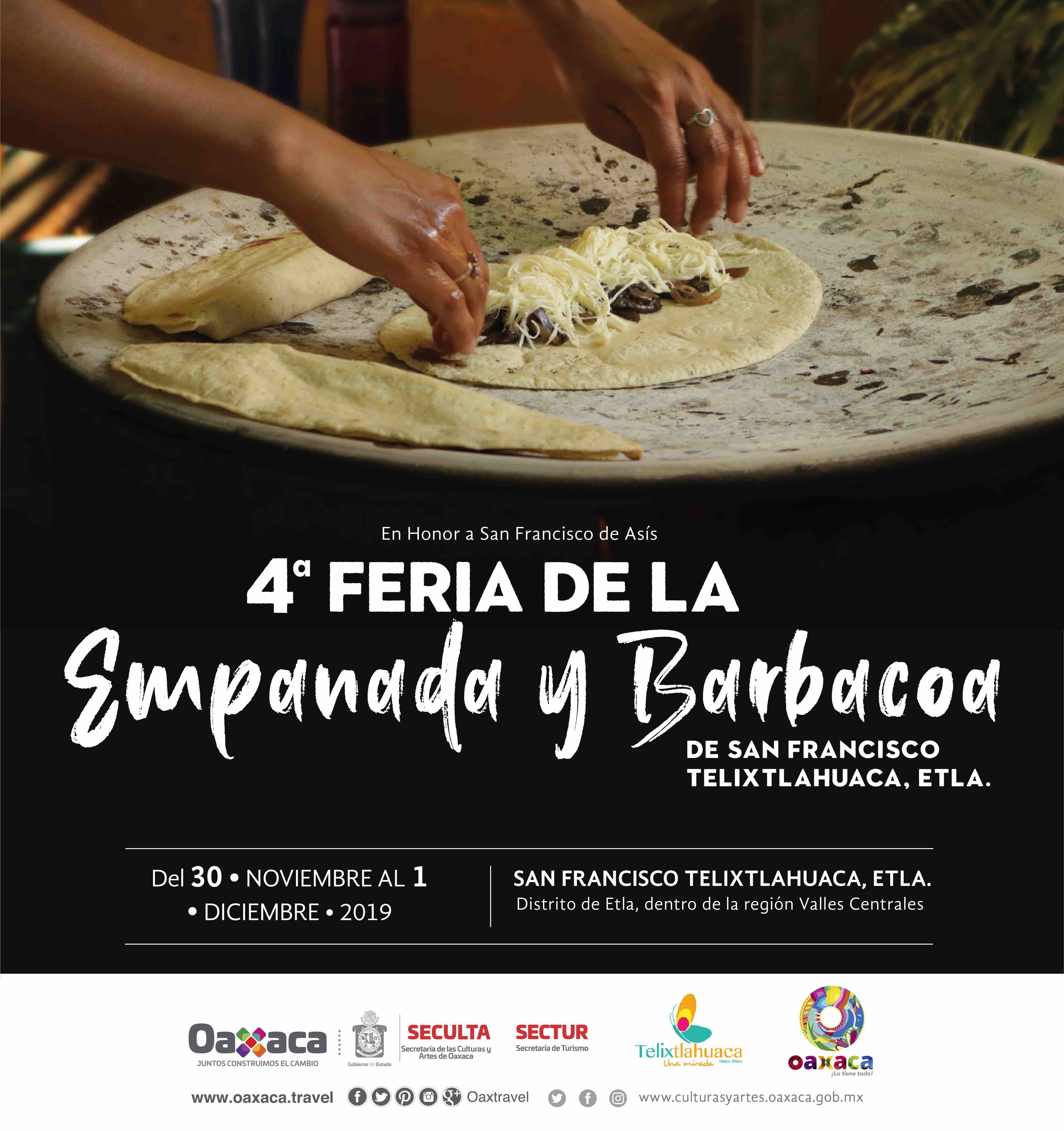 Deleitará San Francisco Telixtlahuaca con su tradicional barbacoa y empanadas