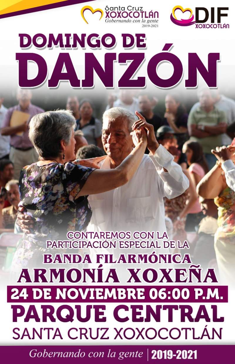 Invitan a Domingos de Danzón en Santa Cruz Xoxocotlán