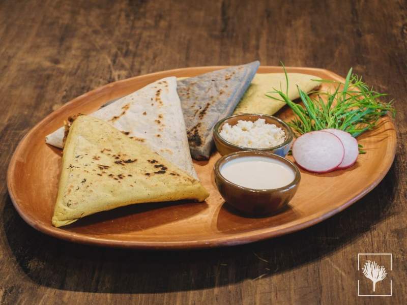 Tetelas, el antojito triangular de Oaxaca