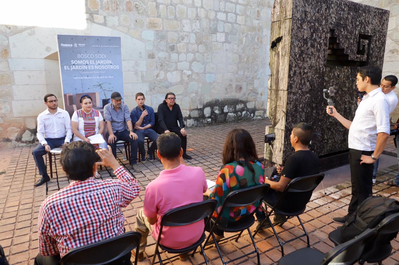 Inaugura Alejandro Murat  “Somos el jardín, el jardín es nosotros”, exposición de Bosco Sodi