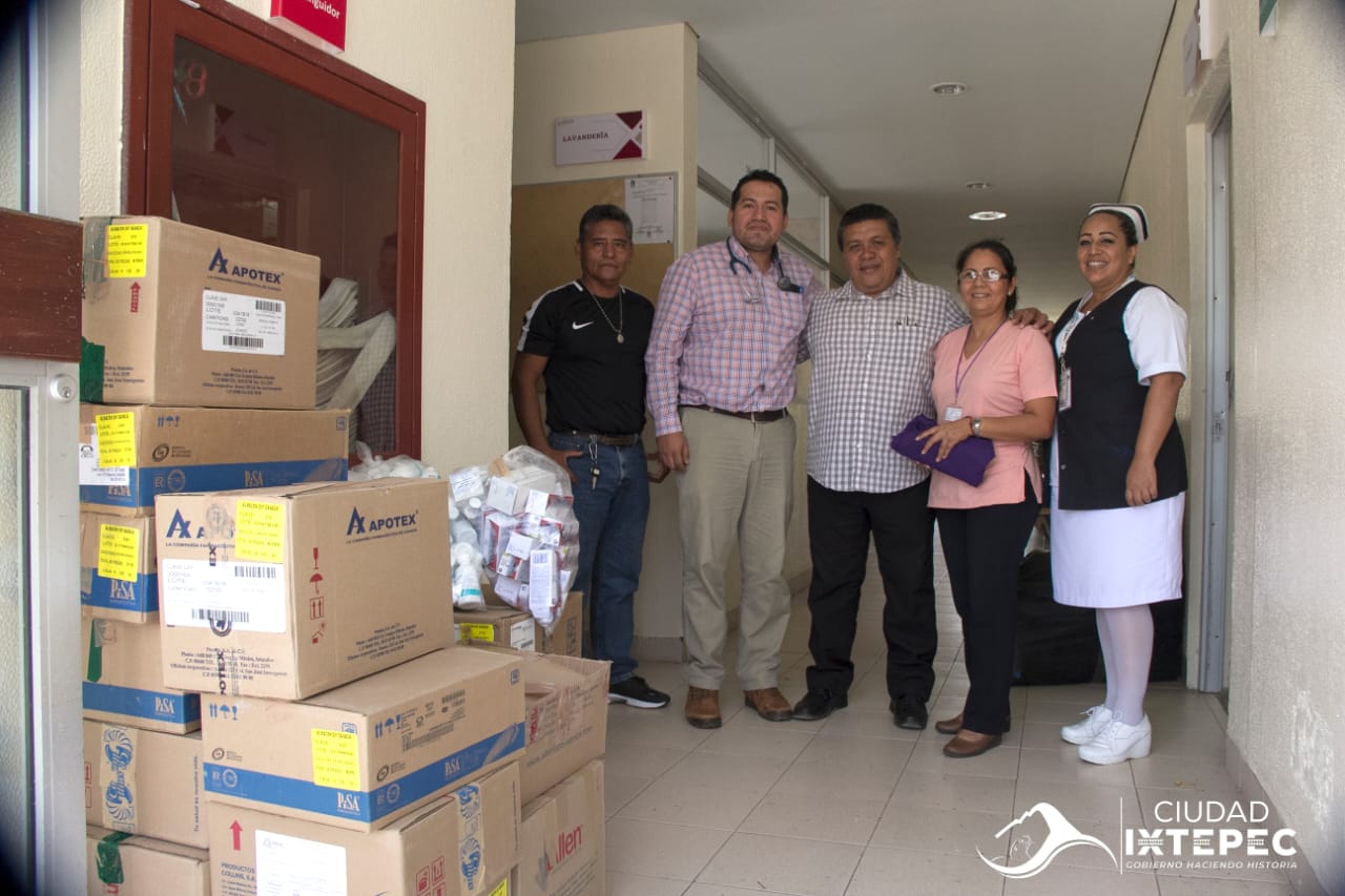 Entrega de medicinas en Ciudad Ixtepec