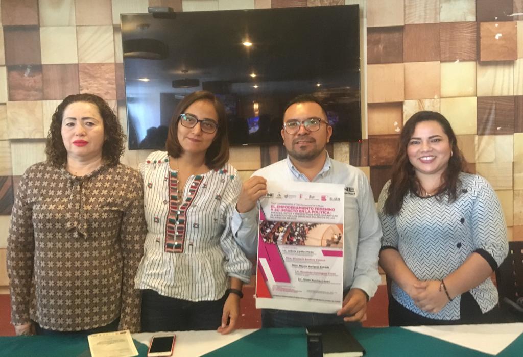Anuncian AMIDE e INE panel sobre empoderamiento femenino