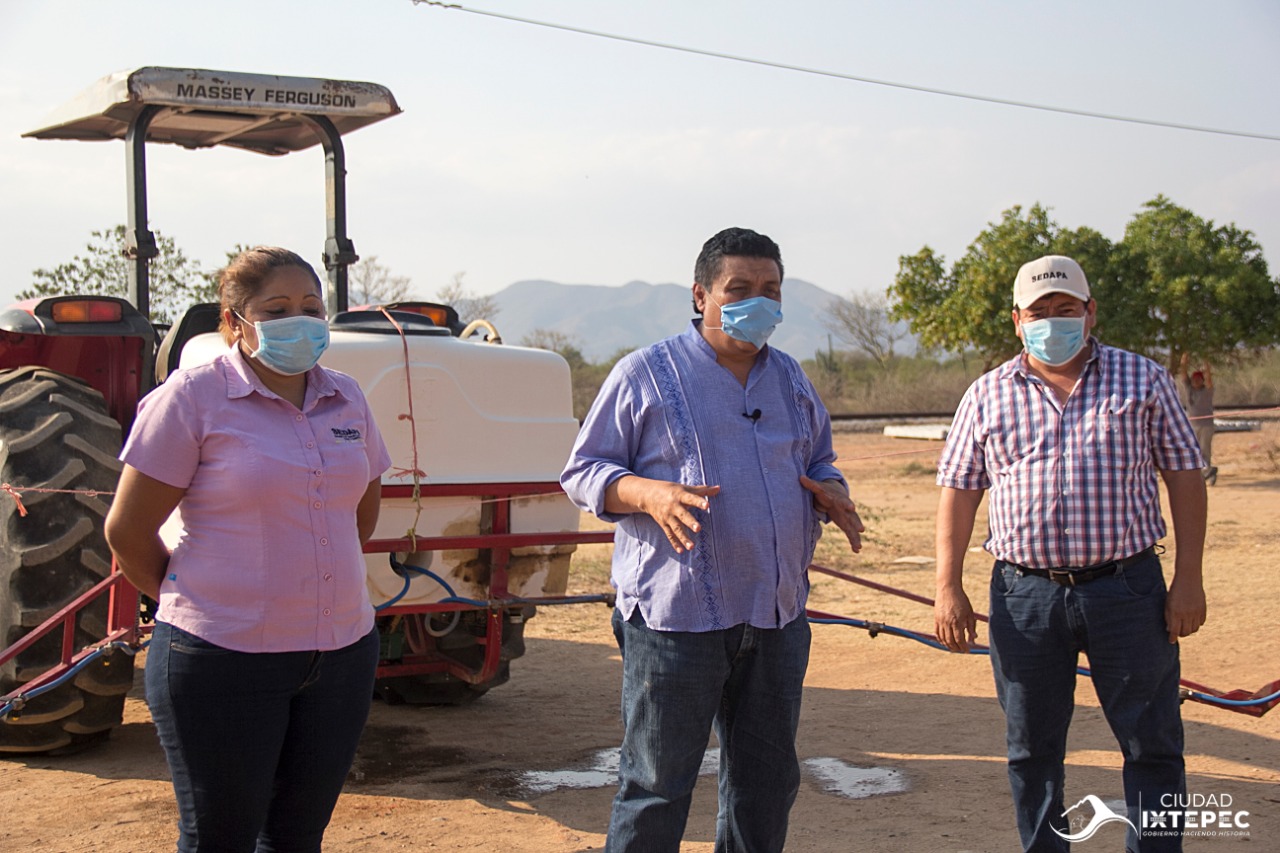Gobierno municipal sanitiza barrios y colonias de Ixtepec