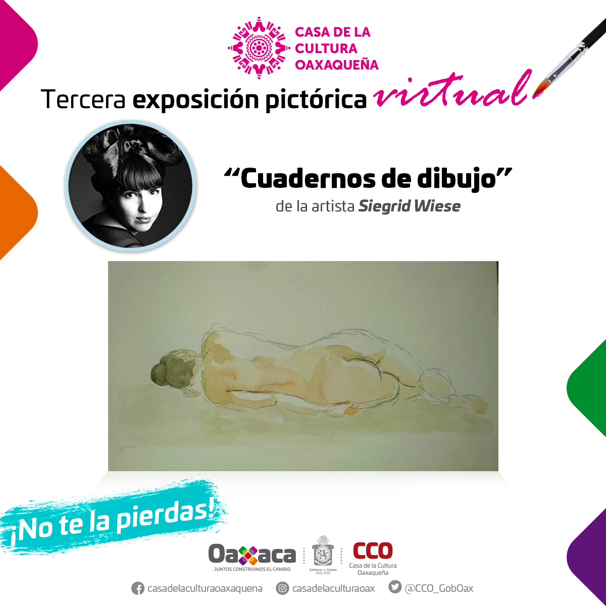 “Cuadernos de Dibujo”, tercera exposición virtual de la CCO