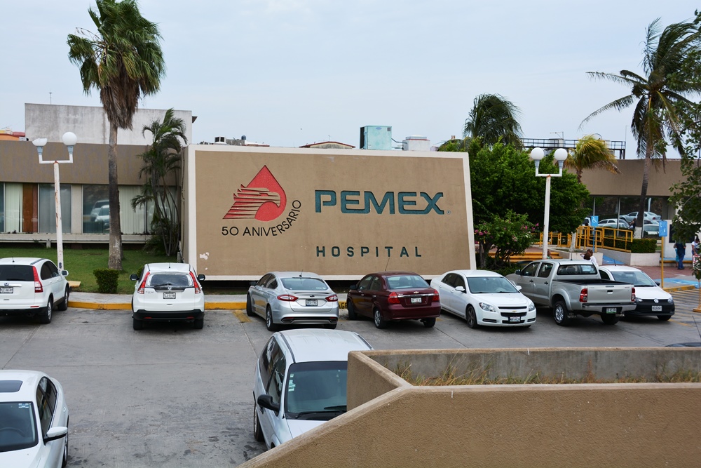Hospital de Pemex en Salina Cruz está saturada  su área de pacientes contagiados de covid