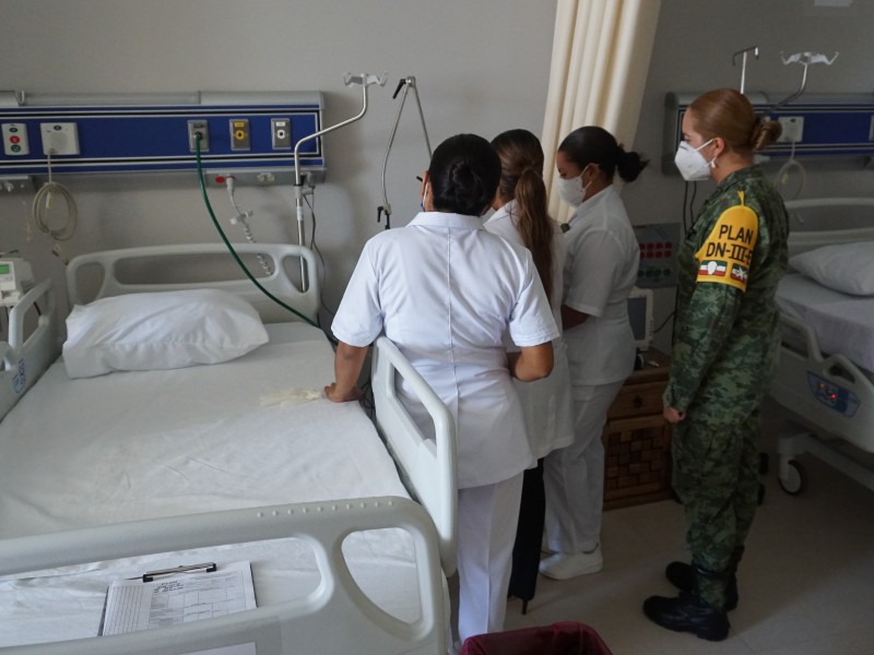 El Ejército Mexicano aclara que el Hospital INSABI COVID-19 solamente  será para personal que requiera terapia intensiva por causa del COVID-19