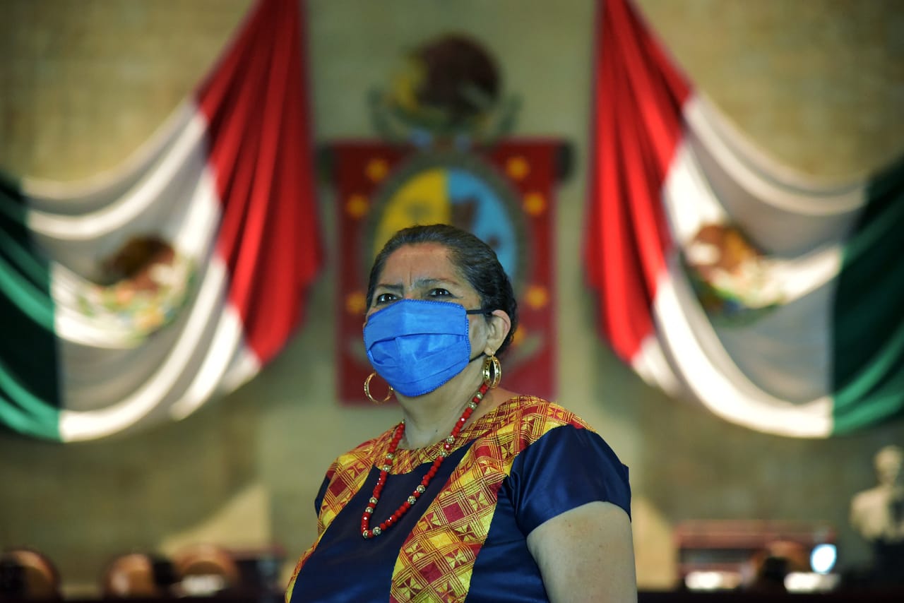 Gloria Sánchez llama a continuar con medidas sanitarias para evitar contagios de COVID-19.