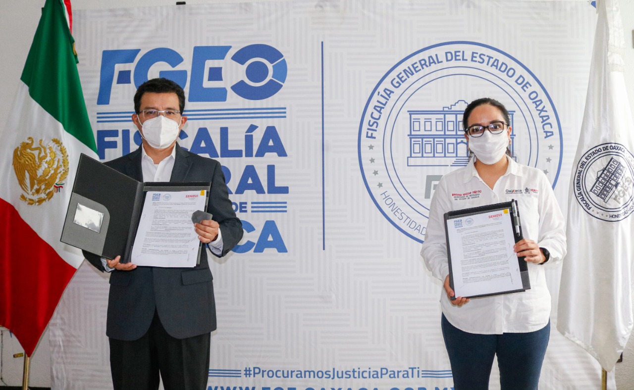 Fiscalía General y SEMOVI suscriben convenio de colaboración  para inhibir actividades ilícitas en el servicio de transporte público