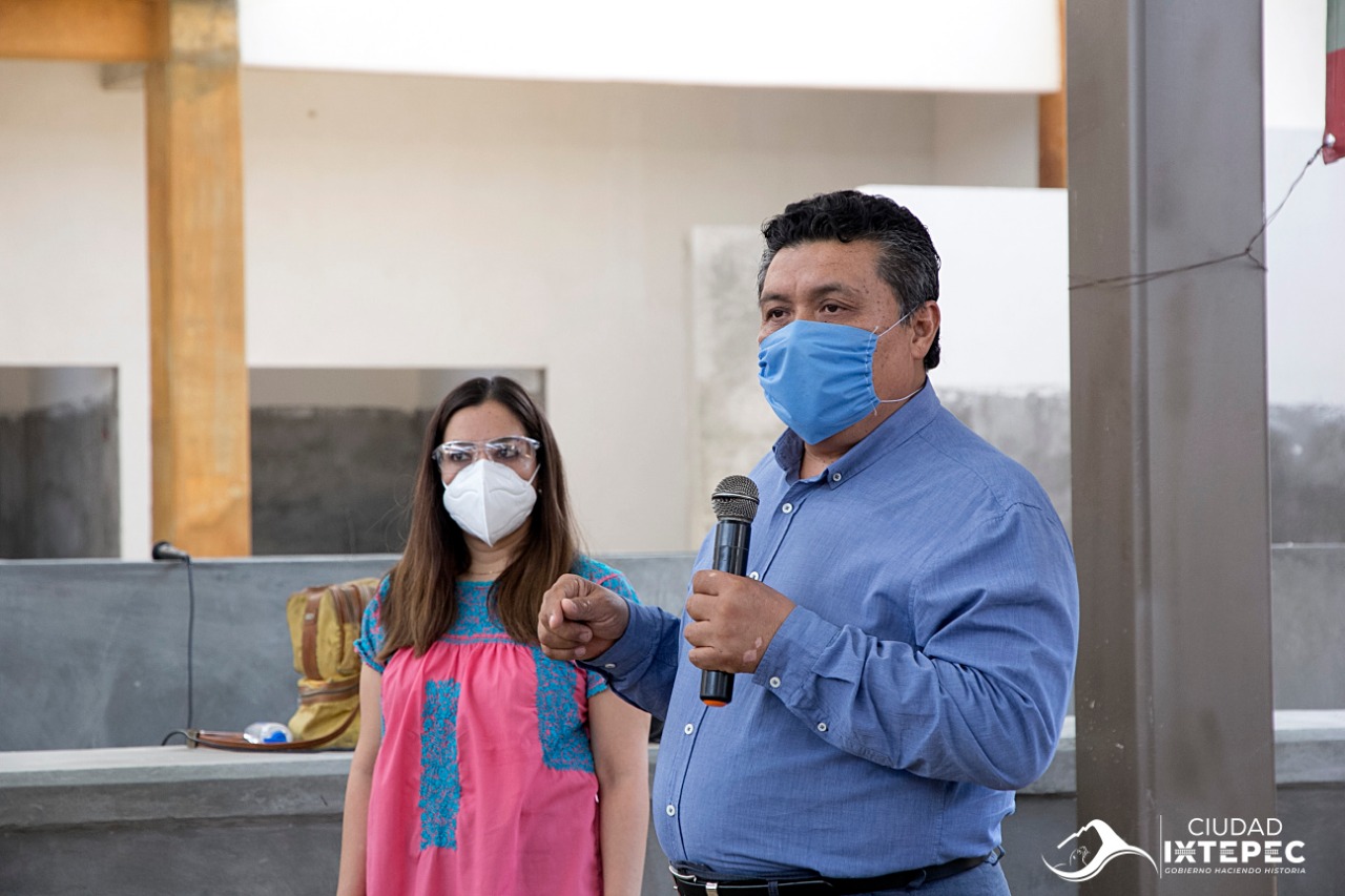 Arranca construcción de conclusión del mercado público en Ixtepec