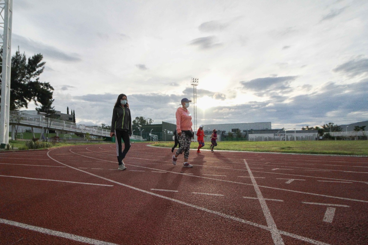 Comunidad deportiva del Polideportivo acata medidas sanitarias