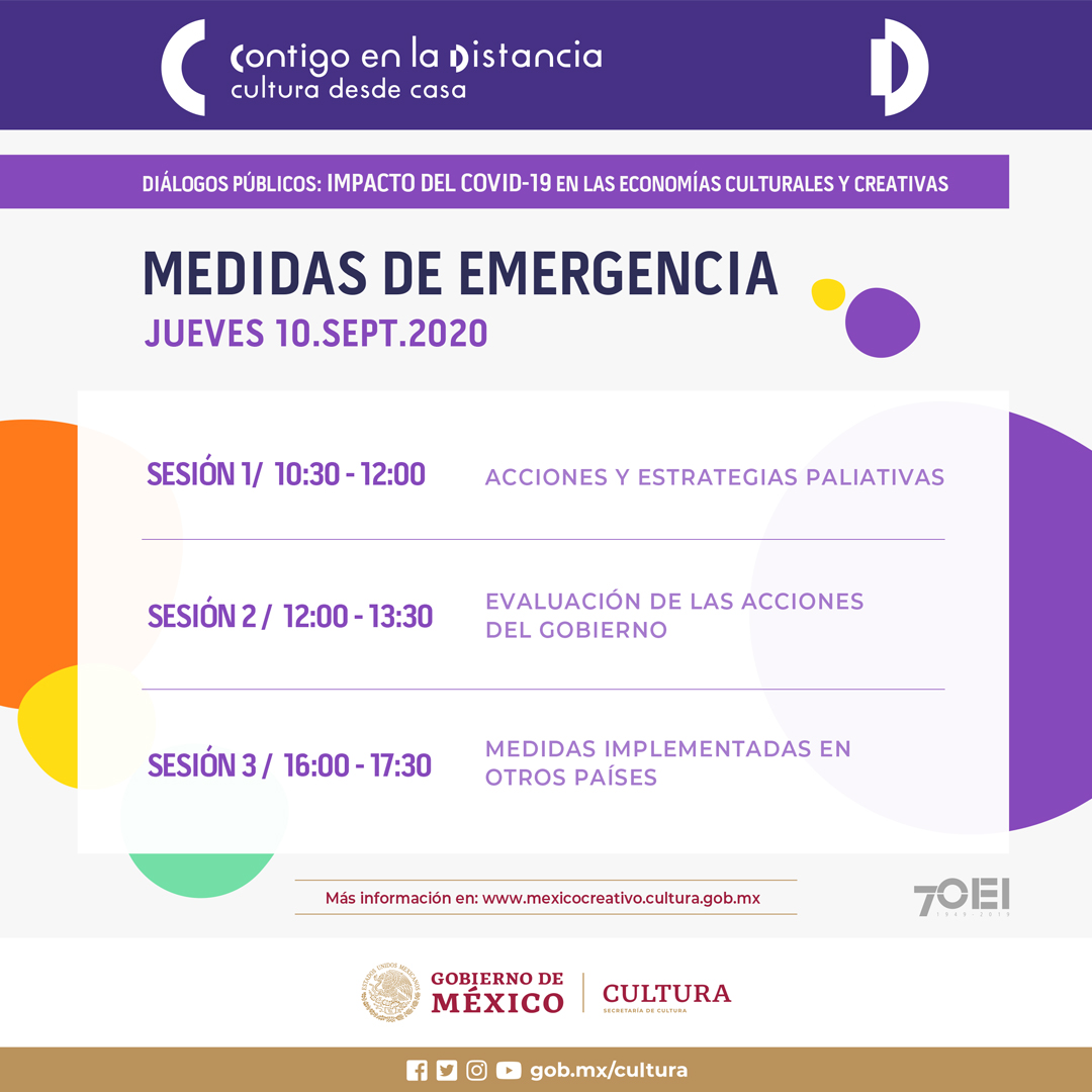 Invita Seculta a participar en los Diálogos Públicos y analizar el impacto del COVID-19 en las economías creativas de México