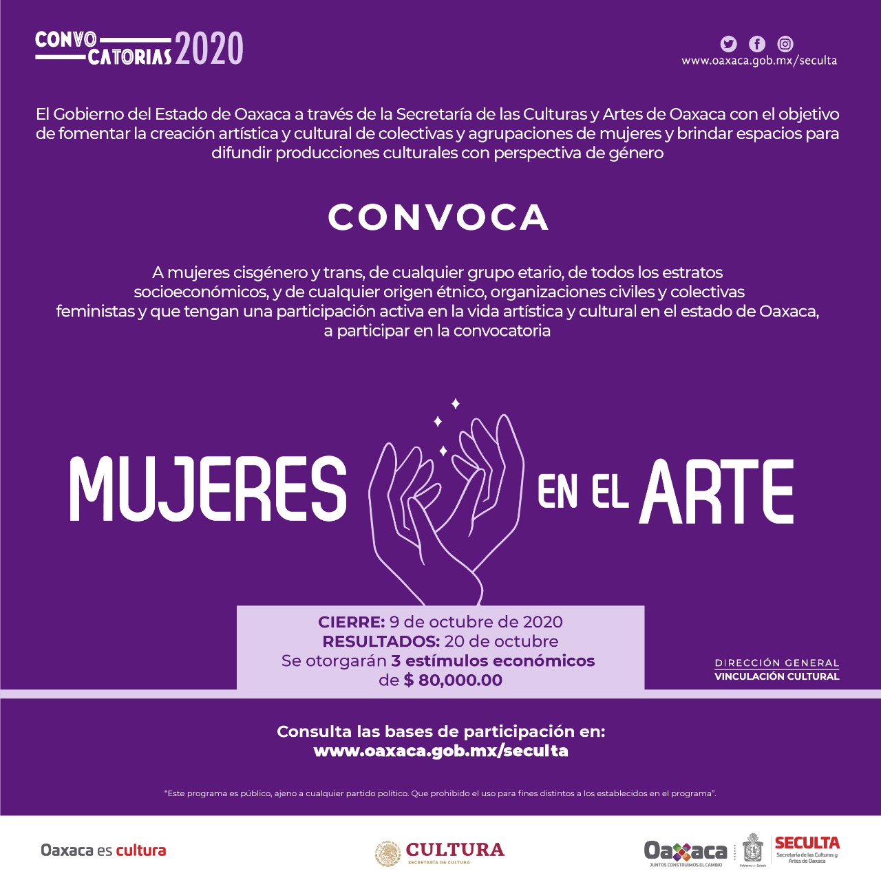 Fomenta Seculta la creación artística y cultural de colectivas y agrupaciones de mujeres