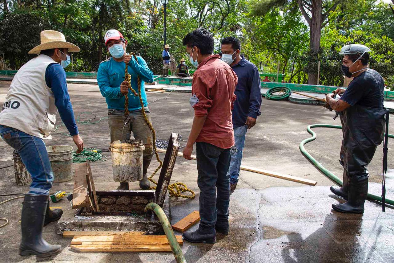 Continúan labores de mantenimiento en infraestructura de planta potabilizadora “Fortín 1”