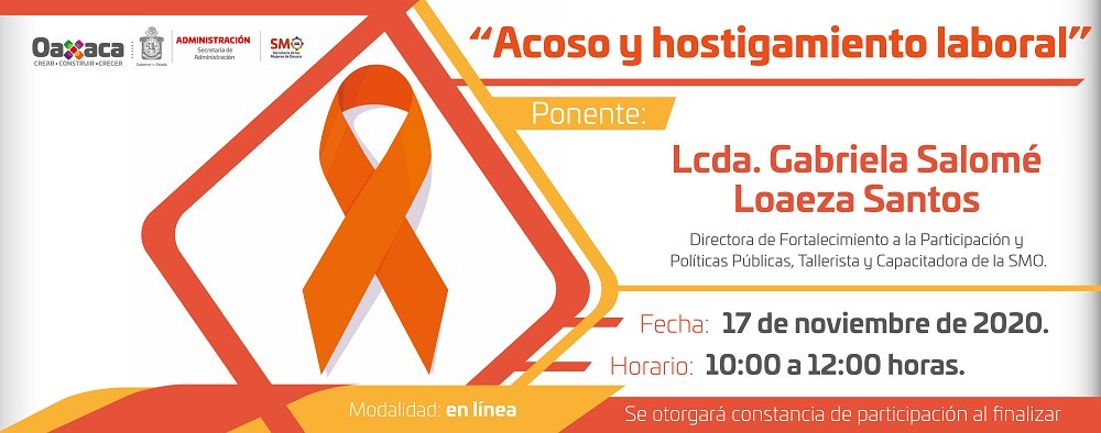 Convoca Administración a taller contra acoso laboral