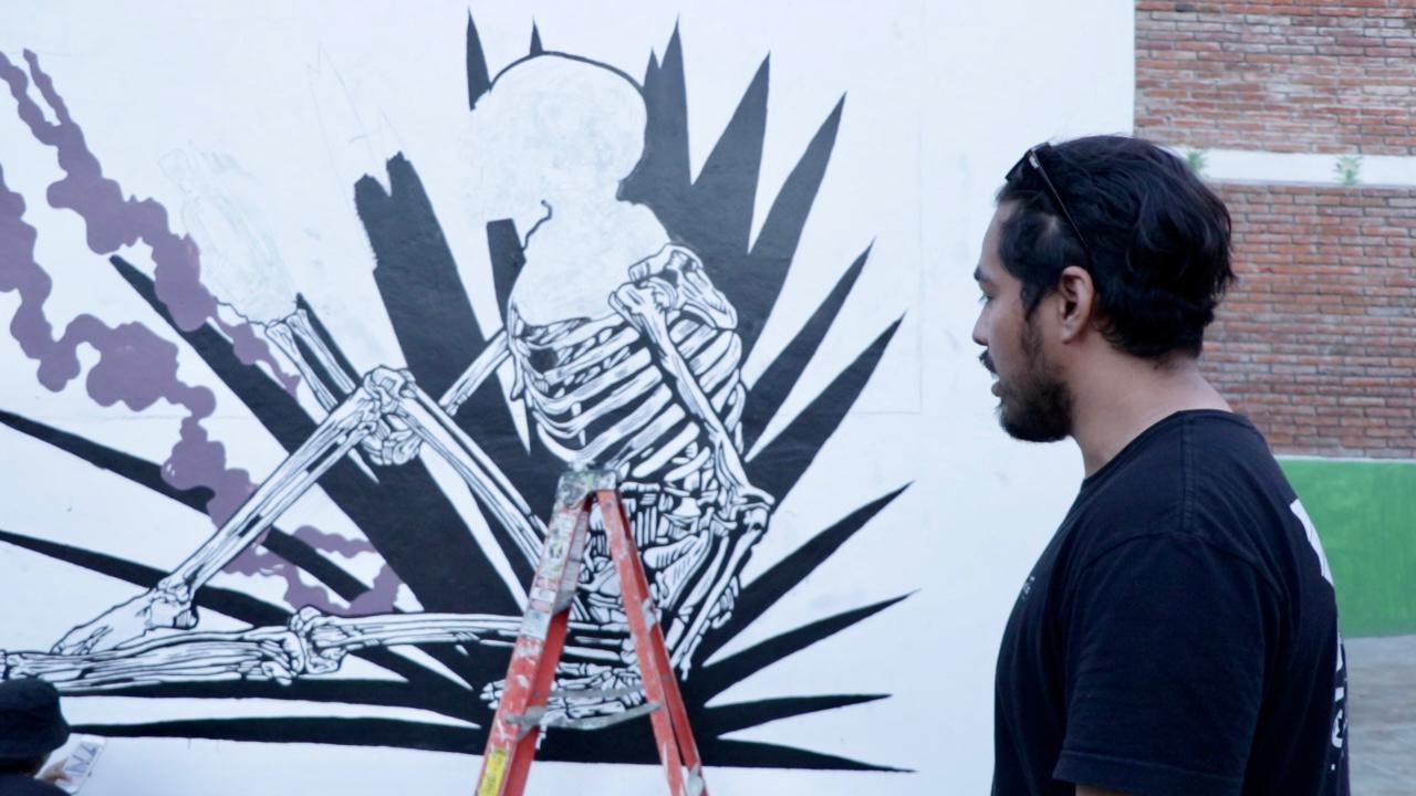 Inauguran exposición “El Arte y la Muerte” en Santa Catarna Minas