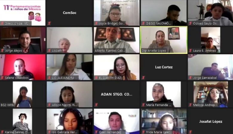 Mejor educación y una vida libre de  violencia, coinciden niñas y niños legisladores