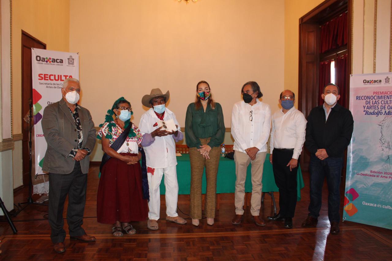Premia Seculta a José García Antonio, ganador del Reconocimiento Estatal de las Culturas y Artes “Rodolfo Morales”