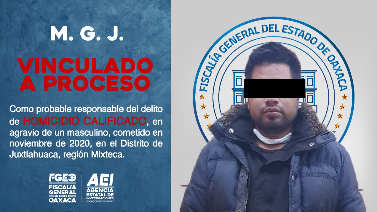En prisión y vinculado a proceso probable partícipe en ataque armado, cometido en la zona Triqui: Fiscalía General