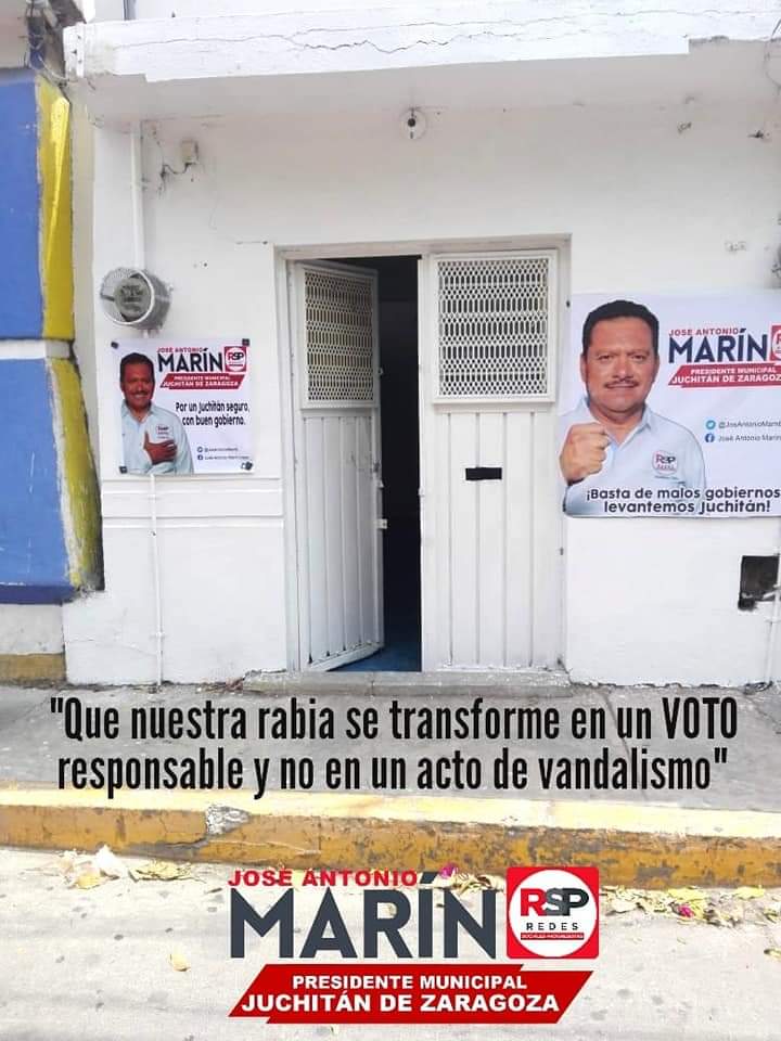 Asaltan oficina del candidato Marín de RSP