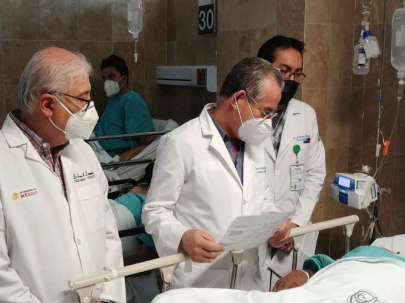 IMSS supervisa atención a heridos en accidente del Metro