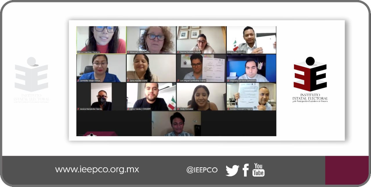 IEEPCO e IMJUVE firman convenio para celebrar el Primer Concurso Nacional de Debate intercultural y colectivo