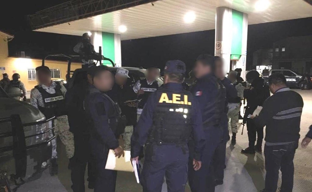 Realiza AEI operativo en Miahuatlán; asegura droga, municiones, vehículos y detiene a 5 personas
