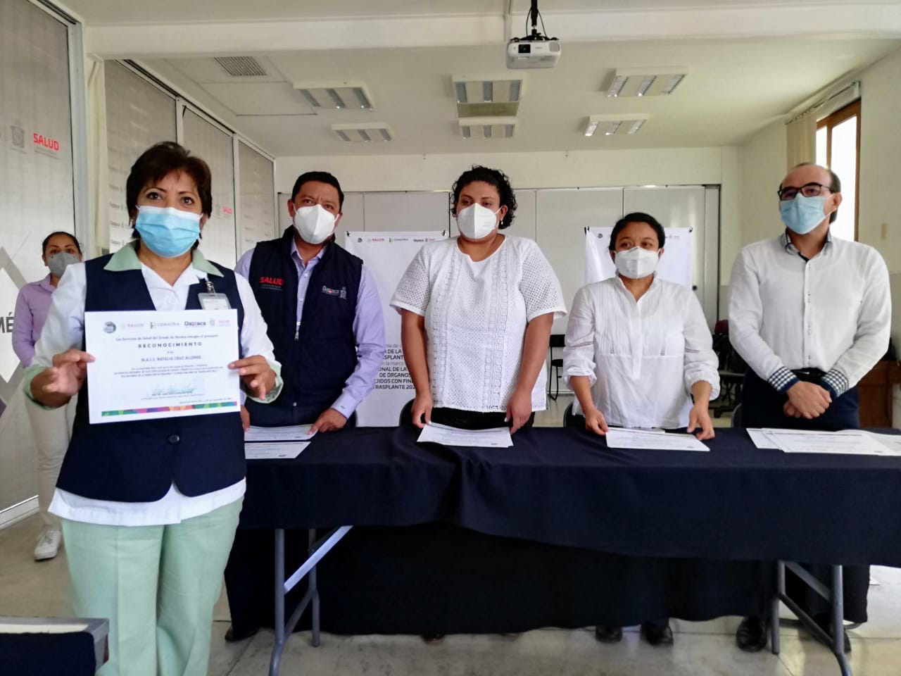 Reconocen los SSO el trabajo y loable labor en donación de órganos y tejidos en Oaxaca