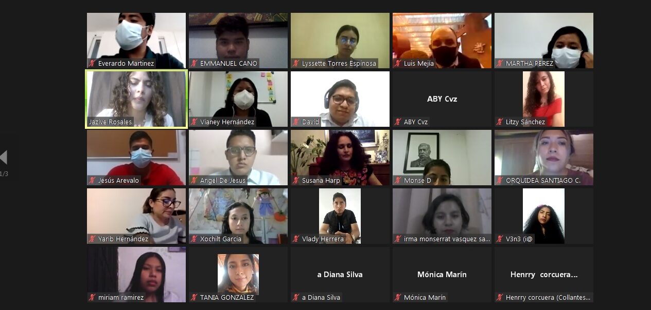 Participa Susana Harp en conversatorio con jóvenes de Oaxaca