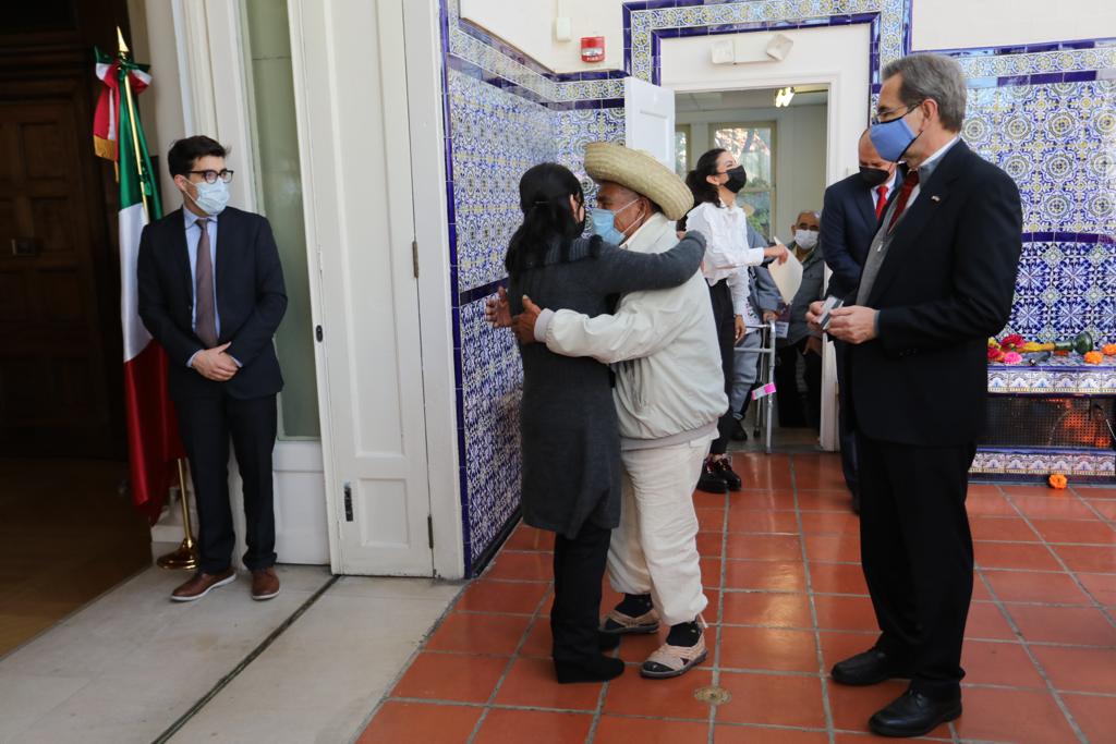 Se reencuentran familias oaxaqueñas migrantes