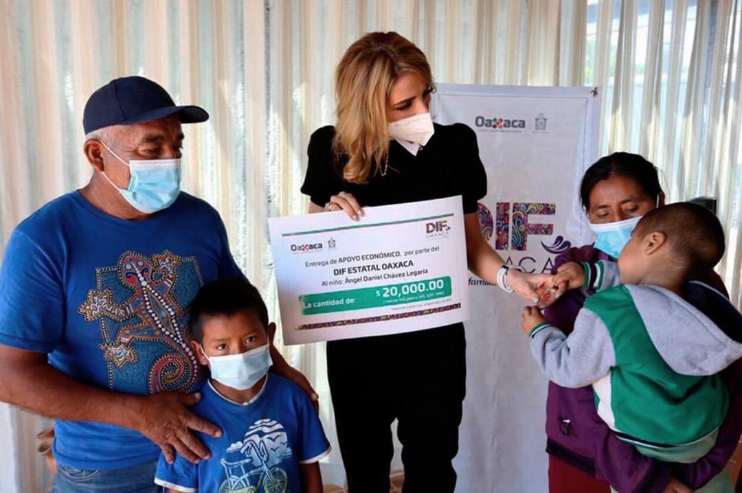 “El bienestar y una vida digna de nuestras niñas, niños y adolescentes, son una prioridad en el gobierno de mi esposo, Alejandro Murat”: IMM