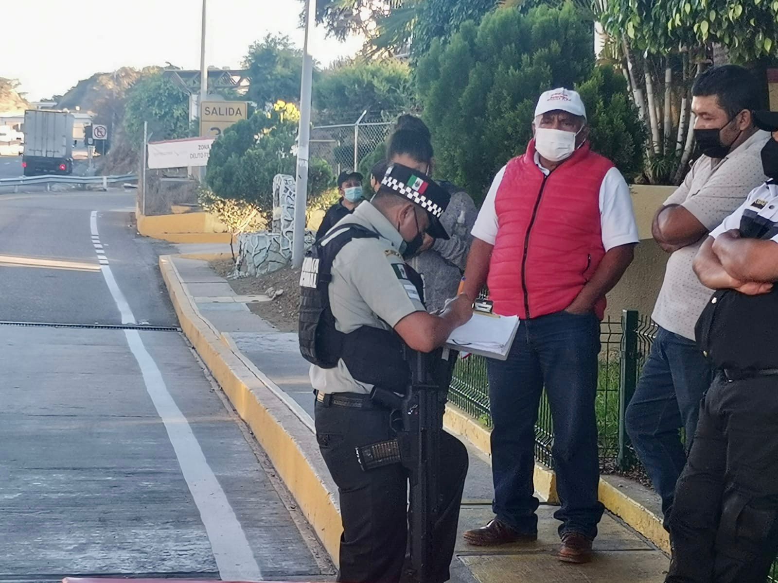 Mesa de Seguridad y Construcción de Paz, liberó la caseta de cobro “Huitzo”