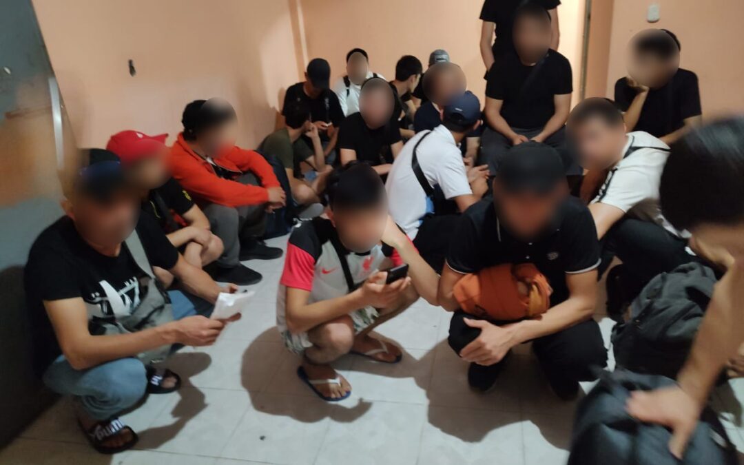 Aseguran a migrantes provenientes de Asia Central  