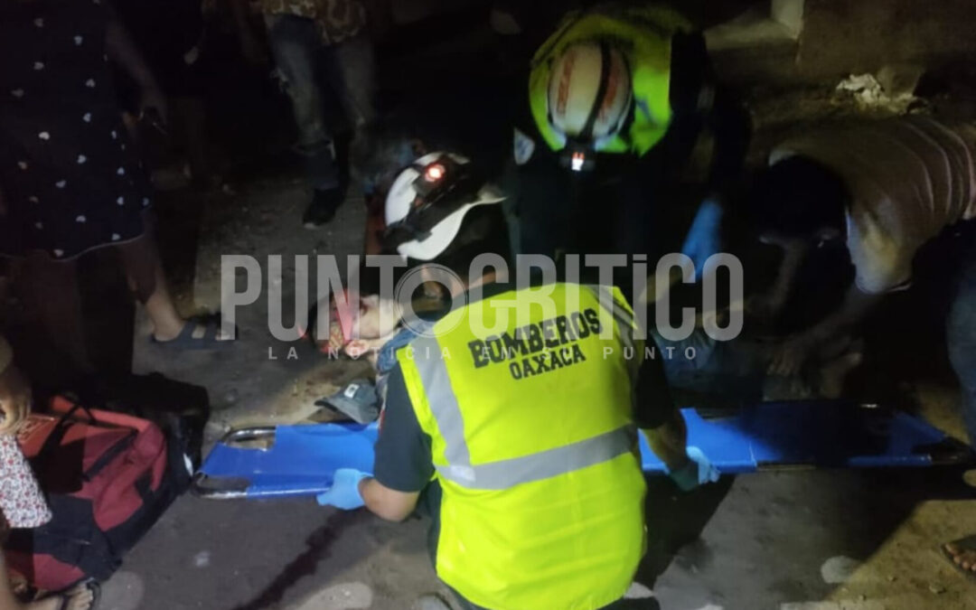 Atacan a balazos a joven en la quinta sección de Juchitán