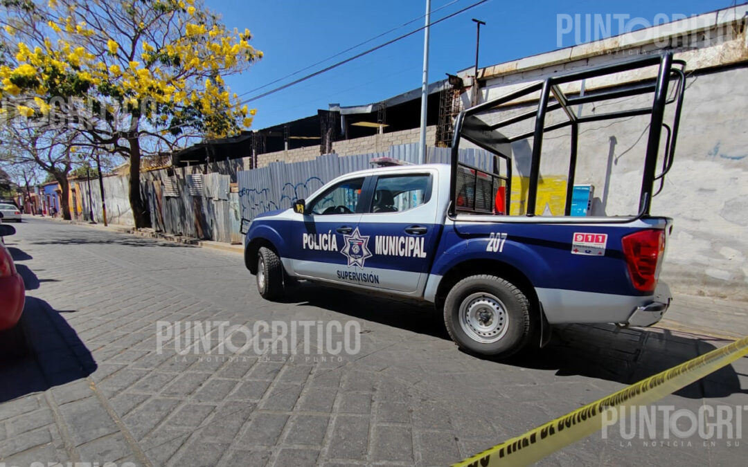 Ejecutan a una persona en pleno centro de Oaxaca de Juárez