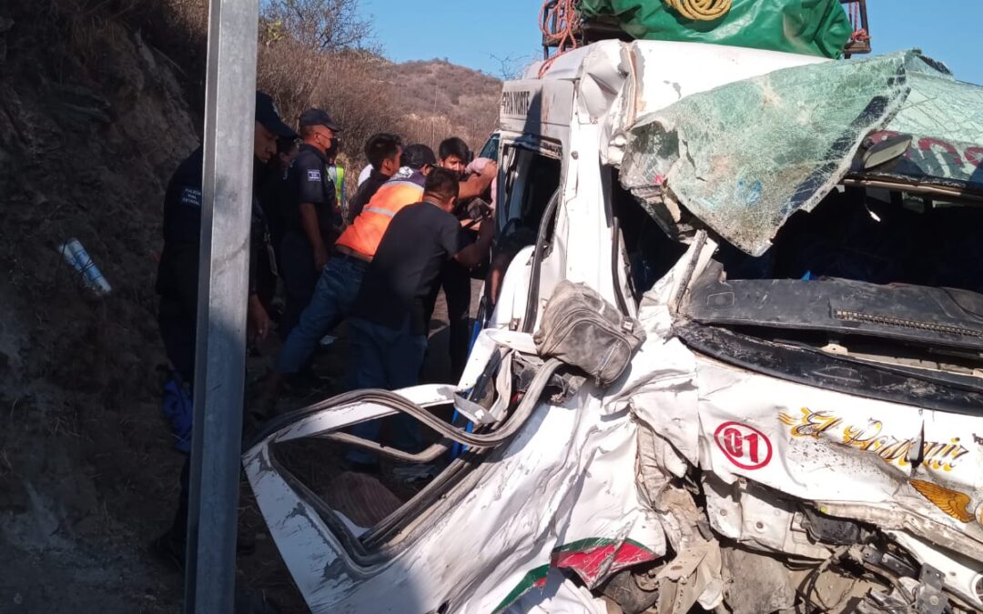 Trágico accidente se registra esta mañana en la Sierra Norte
