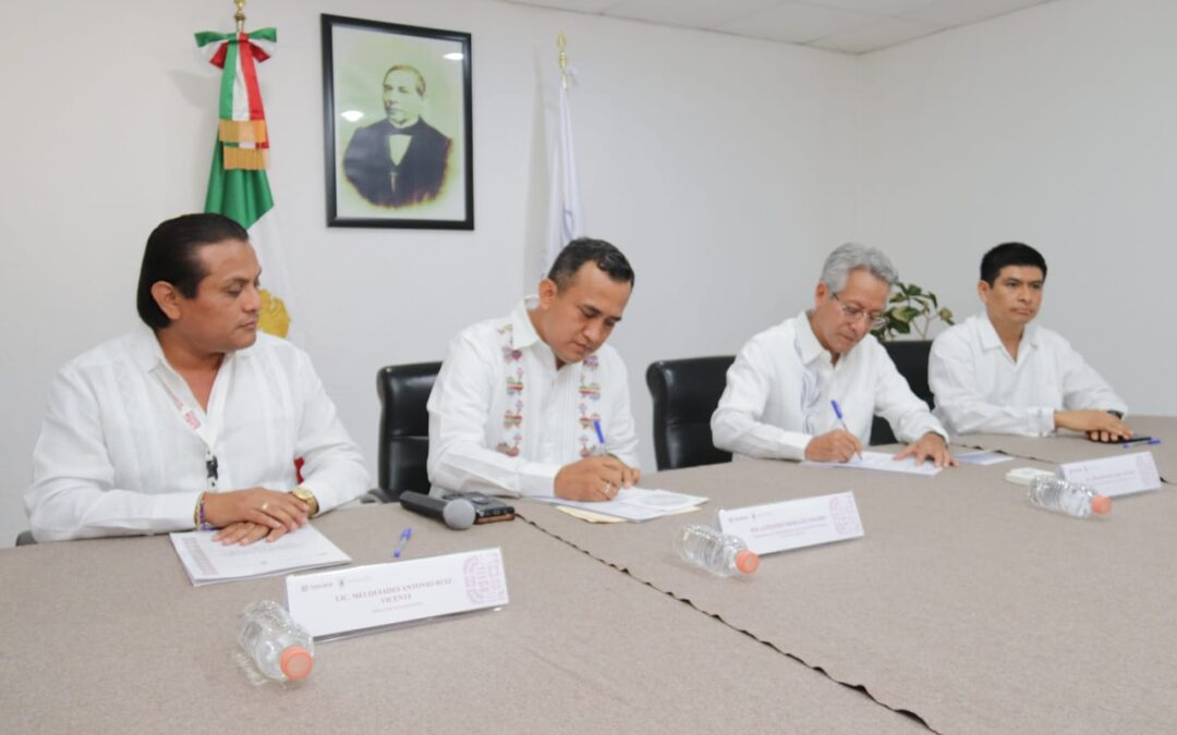 Establecen lazos de colaboración Secretaría de Administración y Poder Judicial del Estado de Oaxaca