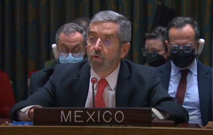 Impulsa México agenda pacifista y neutral en CS de ONU: De la Fuente