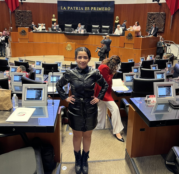 Solicita senadora Claudia Balderas reincorporación a tareas legislativas