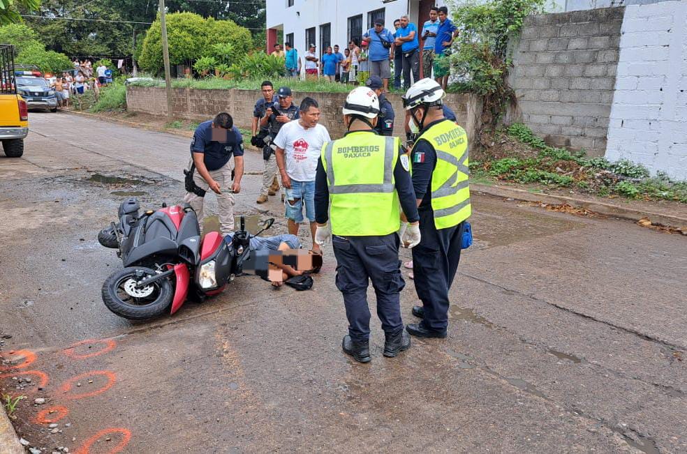 De varios tiros, asesinan a una persona en Juchitán