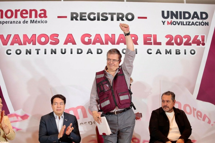 Ebrard, primero en registrarse como aspirante para coordinar defensa de 4T