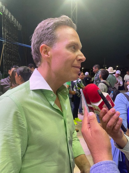 Manuel Velasco habla de la Ley Verde en su gira por SLP