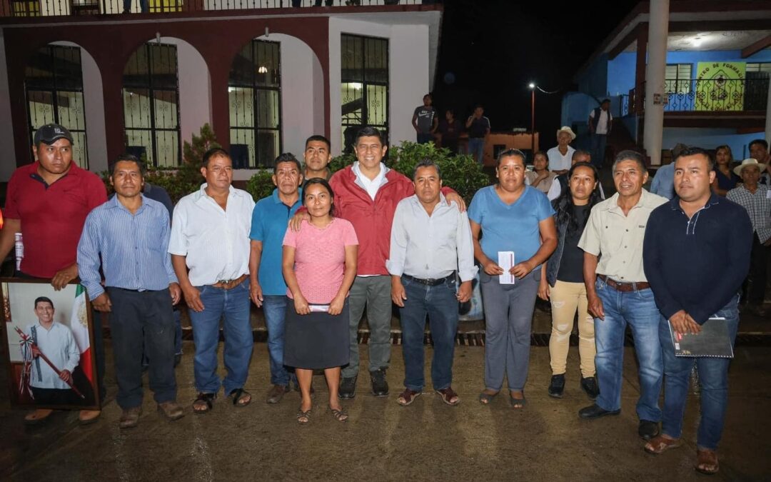 Trabajará Gobierno en beneficio de la juventud de los pueblos oaxaqueños