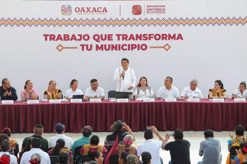Gobierno de Salomón Jara impulsa el desarrollo de San Blas Atempa