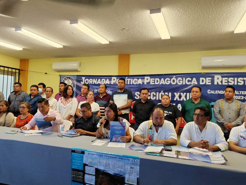 Dimite una vez más Sección 22 a paro de labores; anuncian solo movilización junto a la CNTE