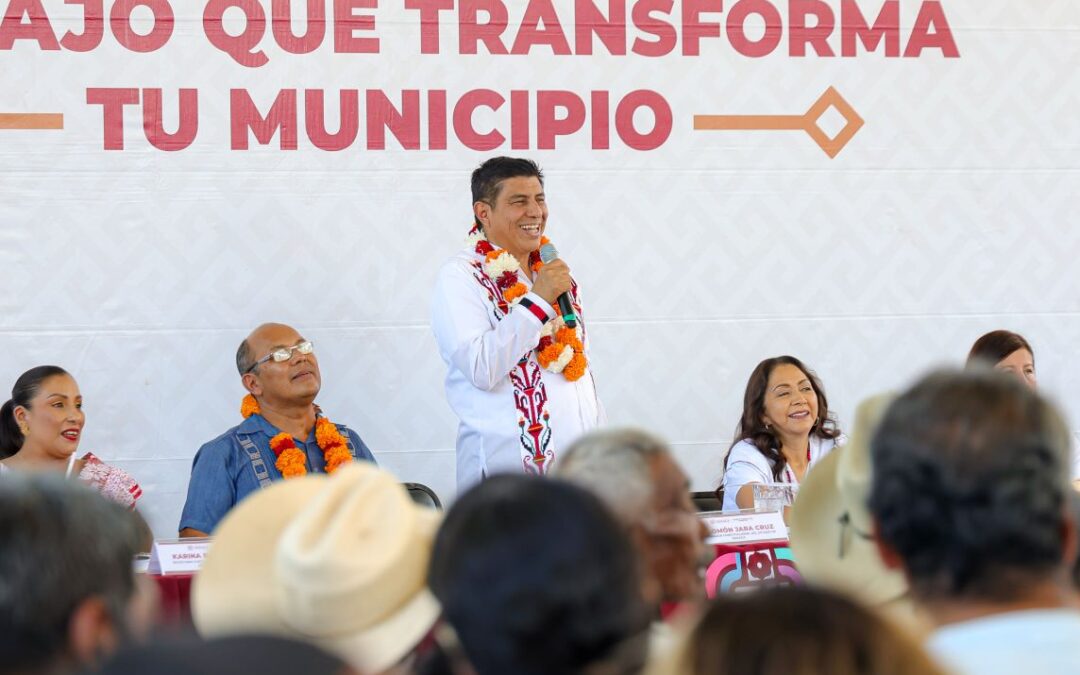 Canaliza Gobierno de Salomón Jara 9.5 mdp a San José Estancia Grande