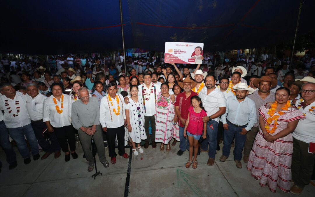 Apoya Gobierno del Estado el desarrollo de San Pedro Amuzgos