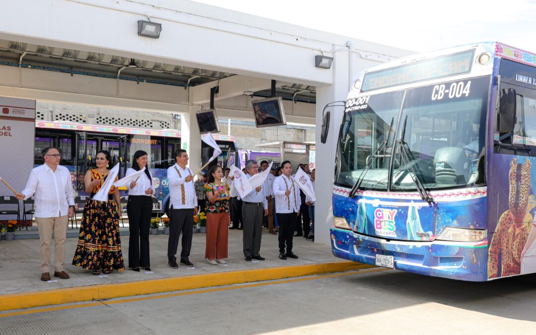 En marcha el Citybus en Oaxaca; inicia con dos rutas gratuitas