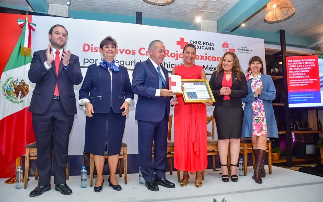 Oaxaca es reconocida por la Cruz Roja Mexicana por su política de seguridad vehicular